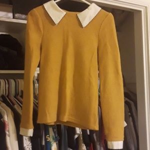 Mustard yellow Modcloth sweater
